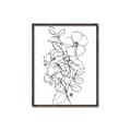 Picture of Flower Drawing _GroupedProduct_Rectangle_Portrait_Canvas_Framed_