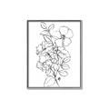 Picture of Flower Drawing _GroupedProduct_Rectangle_Portrait_Canvas_Framed_