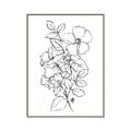 Picture of Flower Drawing _GroupedProduct_Rectangle_Portrait_Canvas_Framed_