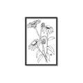 Picture of Daisy Drawing _GroupedProduct_Rectangle_Portrait_Canvas_Framed_