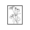 Picture of Daisy Drawing _GroupedProduct_Rectangle_Portrait_Canvas_Framed_