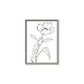 Picture of Poppy Drawing _GroupedProduct_Rectangle_Portrait_Canvas_Framed_