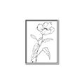 Picture of Poppy Drawing _GroupedProduct_Rectangle_Portrait_Canvas_Framed_