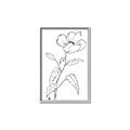 Picture of Poppy Drawing _GroupedProduct_Rectangle_Portrait_Canvas_Framed_