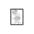 Picture of French Hydrangea Drawing _GroupedProduct_Rectangle_Portrait_Canvas_Framed_
