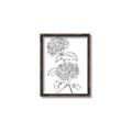 Picture of French Hydrangea Drawing _GroupedProduct_Rectangle_Portrait_Canvas_Framed_