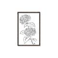 Picture of French Hydrangea Drawing _GroupedProduct_Rectangle_Portrait_Canvas_Framed_