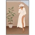 Picture of Fashion Pose _GroupedProduct_Rectangle_Portrait_Canvas_Framed_