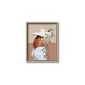 Picture of Side Fashion with Leaves _GroupedProduct_Rectangle_Portrait_Canvas_Framed_