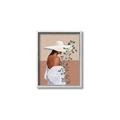 Picture of Side Fashion with Leaves _GroupedProduct_Rectangle_Portrait_Canvas_Framed_