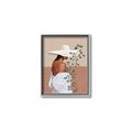 Picture of Side Fashion with Leaves _GroupedProduct_Rectangle_Portrait_Canvas_Framed_