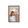 Picture of Side Fashion with Leaves _GroupedProduct_Rectangle_Portrait_Canvas_Framed_