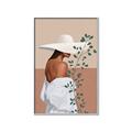 Picture of Side Fashion with Leaves _GroupedProduct_Rectangle_Portrait_Canvas_Framed_