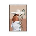 Picture of Side Fashion with Leaves _GroupedProduct_Rectangle_Portrait_Canvas_Framed_