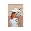 Picture of Side Fashion with Leaves _GroupedProduct_Rectangle_Portrait_Canvas_Framed_