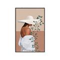 Picture of Side Fashion with Leaves _GroupedProduct_Rectangle_Portrait_Canvas_Framed_