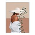 Picture of Side Fashion with Leaves _GroupedProduct_Rectangle_Portrait_Canvas_Framed_