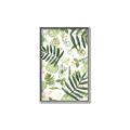 Picture of All Over Leaves _GroupedProduct_Rectangle_Portrait_Canvas_Framed_