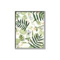 Picture of All Over Leaves _GroupedProduct_Rectangle_Portrait_Canvas_Framed_