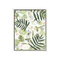 Picture of All Over Leaves _GroupedProduct_Rectangle_Portrait_Canvas_Framed_