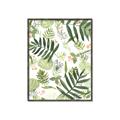 Picture of All Over Leaves _GroupedProduct_Rectangle_Portrait_Canvas_Framed_
