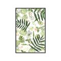 Picture of All Over Leaves _GroupedProduct_Rectangle_Portrait_Canvas_Framed_