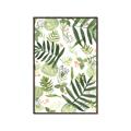 Picture of All Over Leaves _GroupedProduct_Rectangle_Portrait_Canvas_Framed_