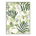 Picture of All Over Leaves _GroupedProduct_Rectangle_Portrait_Canvas_Framed_