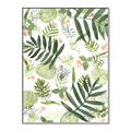 Picture of All Over Leaves _GroupedProduct_Rectangle_Portrait_Canvas_Framed_