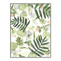 Picture of All Over Leaves _GroupedProduct_Rectangle_Portrait_Canvas_Framed_