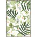 Picture of All Over Leaves _GroupedProduct_Rectangle_Portrait_Canvas_Framed_