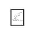 Picture of Yoga Pose II _GroupedProduct_Rectangle_Portrait_Canvas_Framed_