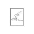 Picture of Yoga Pose II _GroupedProduct_Rectangle_Portrait_Canvas_Framed_