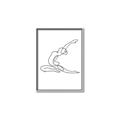 Picture of Yoga Pose II _GroupedProduct_Rectangle_Portrait_Canvas_Framed_