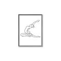 Picture of Yoga Pose II _GroupedProduct_Rectangle_Portrait_Canvas_Framed_