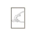 Picture of Yoga Pose II _GroupedProduct_Rectangle_Portrait_Canvas_Framed_