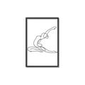 Picture of Yoga Pose II _GroupedProduct_Rectangle_Portrait_Canvas_Framed_
