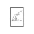 Picture of Yoga Pose II _GroupedProduct_Rectangle_Portrait_Canvas_Framed_
