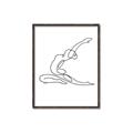 Picture of Yoga Pose II _GroupedProduct_Rectangle_Portrait_Canvas_Framed_
