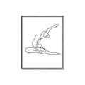 Picture of Yoga Pose II _GroupedProduct_Rectangle_Portrait_Canvas_Framed_