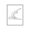 Picture of Yoga Pose II _GroupedProduct_Rectangle_Portrait_Canvas_Framed_