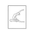 Picture of Yoga Pose II _GroupedProduct_Rectangle_Portrait_Canvas_Framed_