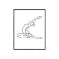 Picture of Yoga Pose II _GroupedProduct_Rectangle_Portrait_Canvas_Framed_