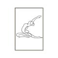 Picture of Yoga Pose II _GroupedProduct_Rectangle_Portrait_Canvas_Framed_