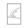 Picture of Yoga Pose II _GroupedProduct_Rectangle_Portrait_Canvas_Framed_
