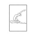 Picture of Yoga Pose II _GroupedProduct_Rectangle_Portrait_Canvas_Framed_