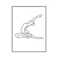 Picture of Yoga Pose II _GroupedProduct_Rectangle_Portrait_Canvas_Framed_