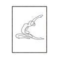 Picture of Yoga Pose II _GroupedProduct_Rectangle_Portrait_Canvas_Framed_