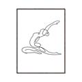 Picture of Yoga Pose II _GroupedProduct_Rectangle_Portrait_Canvas_Framed_