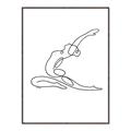 Picture of Yoga Pose II _GroupedProduct_Rectangle_Portrait_Canvas_Framed_